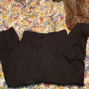 Black button and hook umpire pants